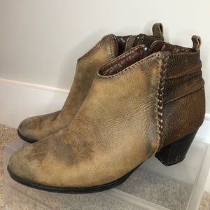 Real Leather Ankle Booties